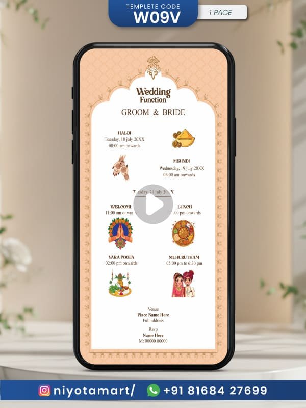 traditional-indian-wedding-video-function-schedule-invitation-w09v